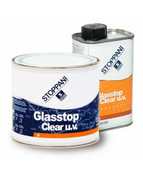 Vernis marin Stoppani Glassop clear UV bi-composant 0.75 L