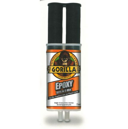 Seringue Epoxy Gorilla à prise rapide 25 ml